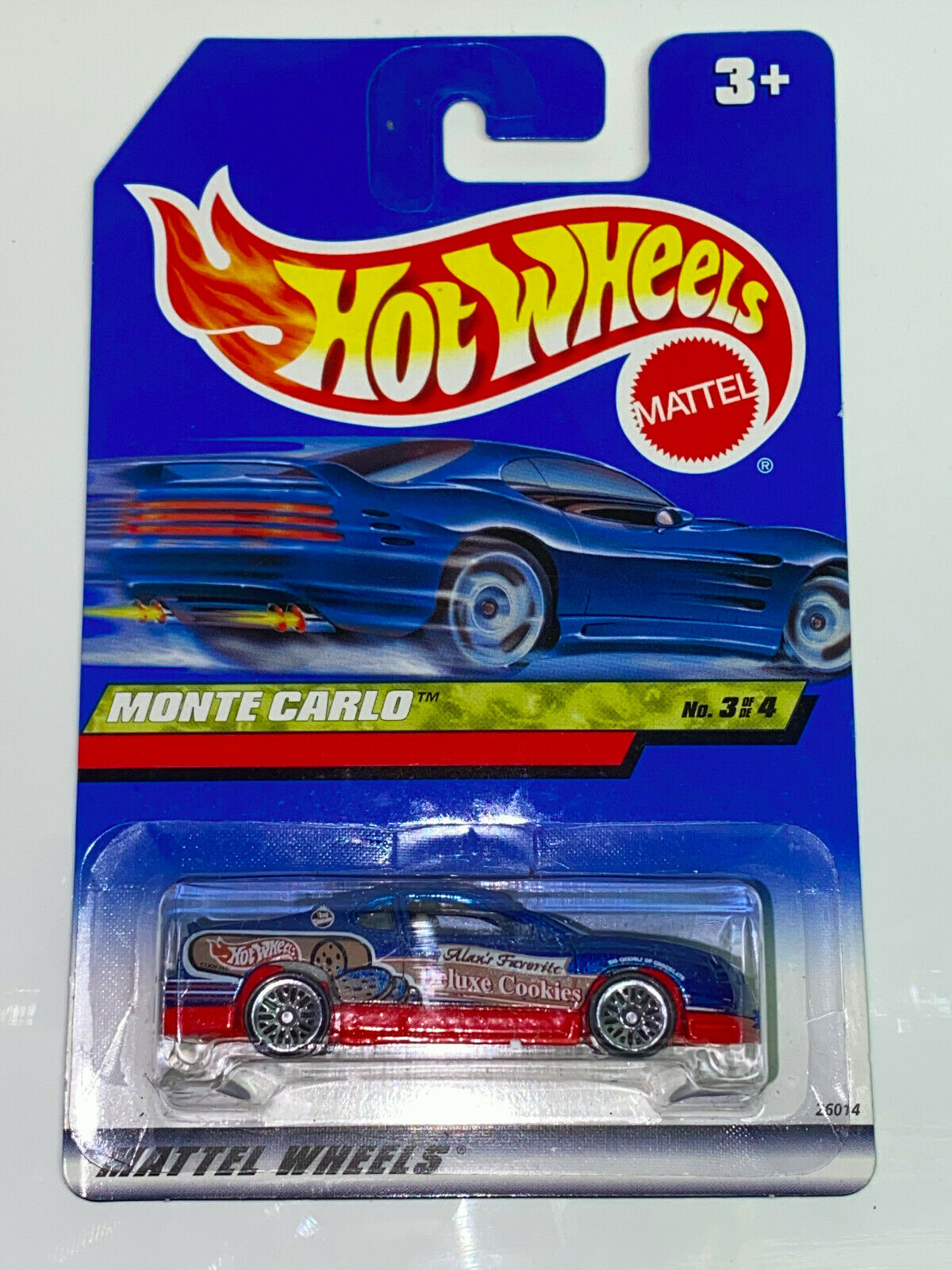 2000 Hot Wheels Snack Time Series Monte Carlo Concept Car International Card NIP
