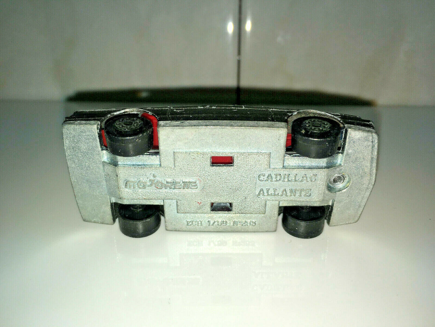 RARE VINTAGE Majorette Cadillac Allante Convertible Dark Brown