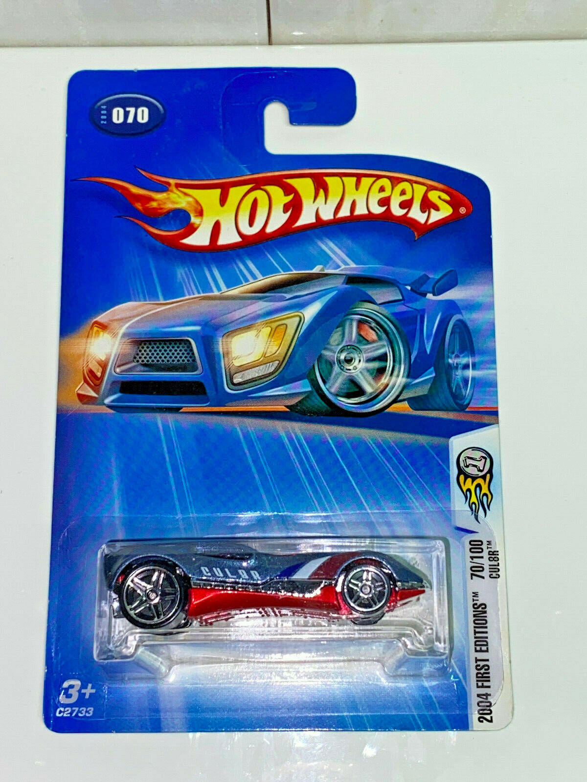 2004 Hot Wheels 2004 First Editions 70/100 CUL8R NIP INTERNATIONAL CARD