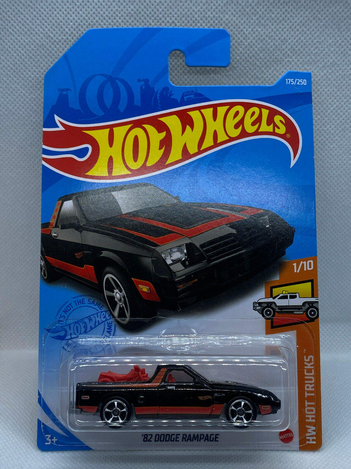 2021 Hot Wheels HW Hot Trucks #1/10 '82 Dodge Rampage #175/250 (Soft Corners)