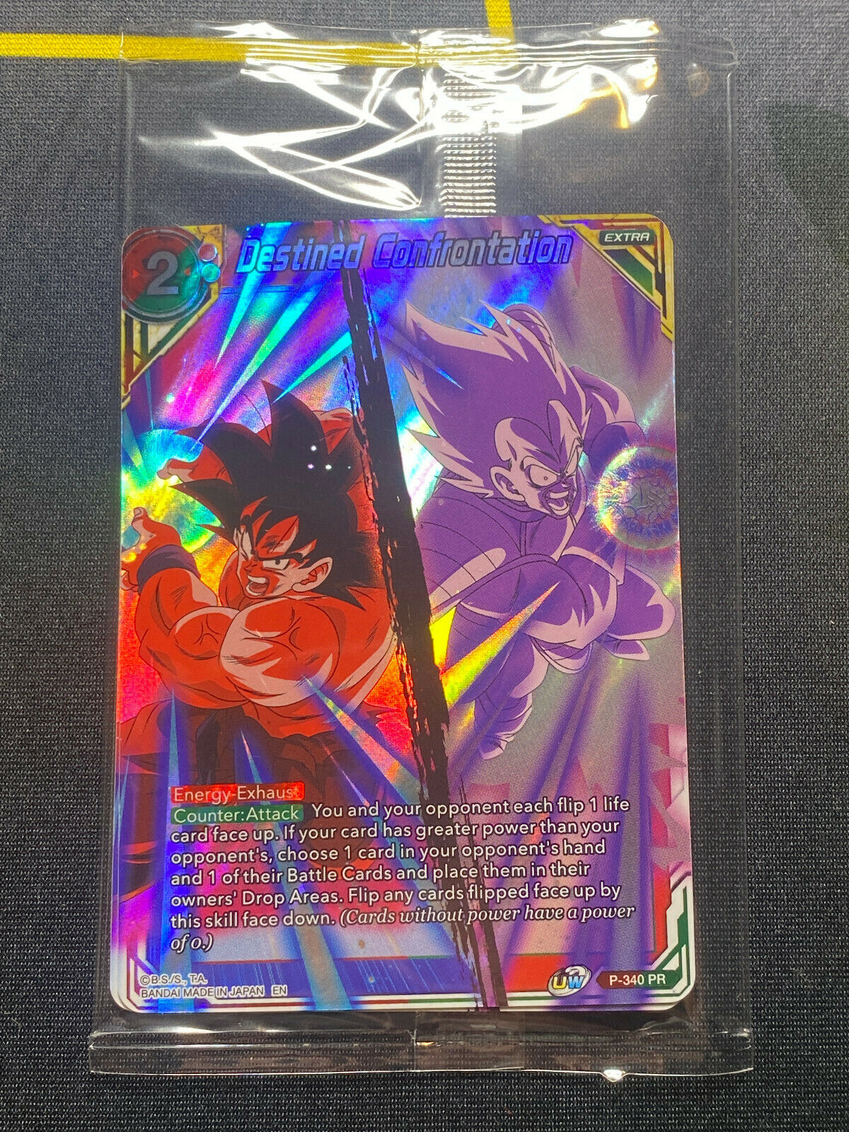 DRAGON BALL SUPER CARD GAME Destined Confrontation P340-PR Promo Card NM SEALED