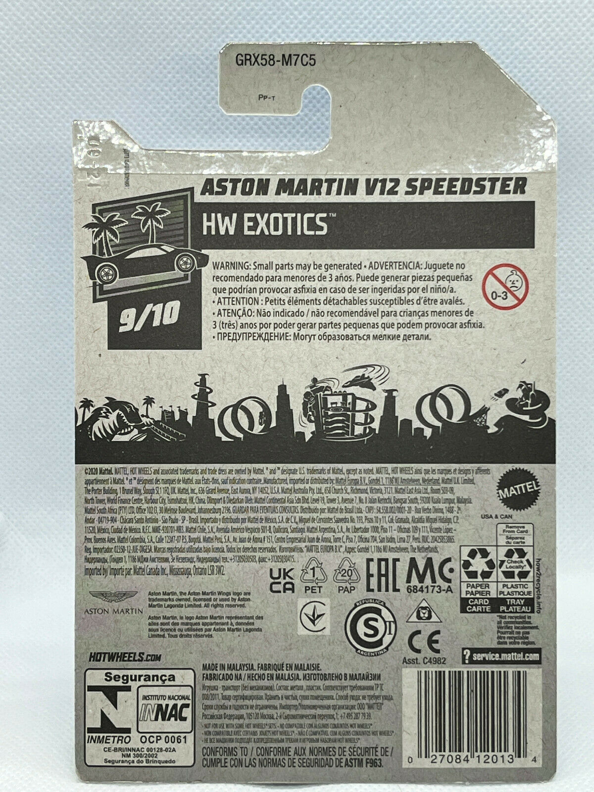 2021 Hot Wheels HW Exotics #9/10 Aston Martin V12 Speedster