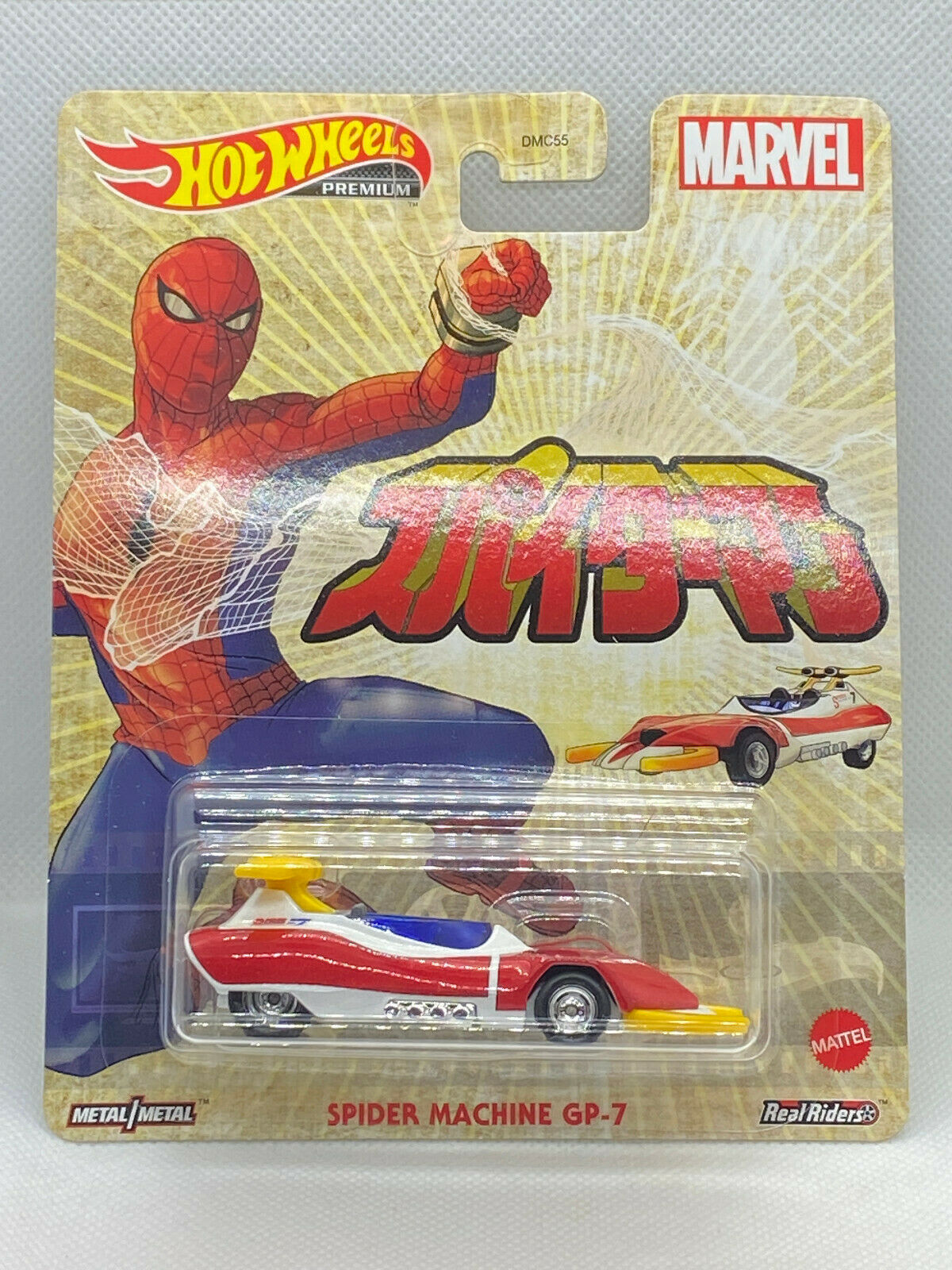 2021 Hot Wheels Marvel Spider-Man Japanese Spider Machine GP-7
