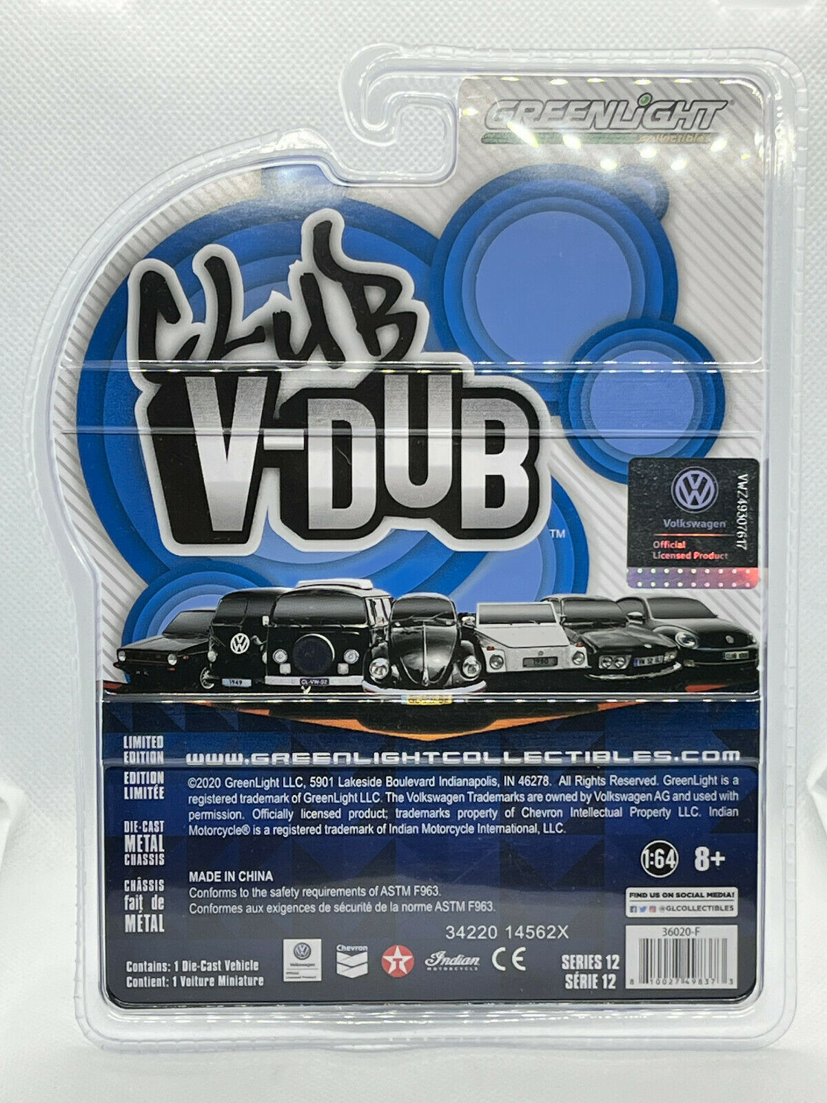 Greenlight Volkswagen Classic Beetle CLUB V-DUB SERIES 12 NIP