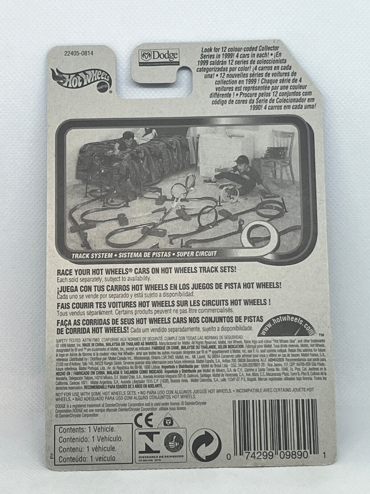 1999 Hot Wheels Team Benjamin #27 Dodge Viper RT/10 NIP