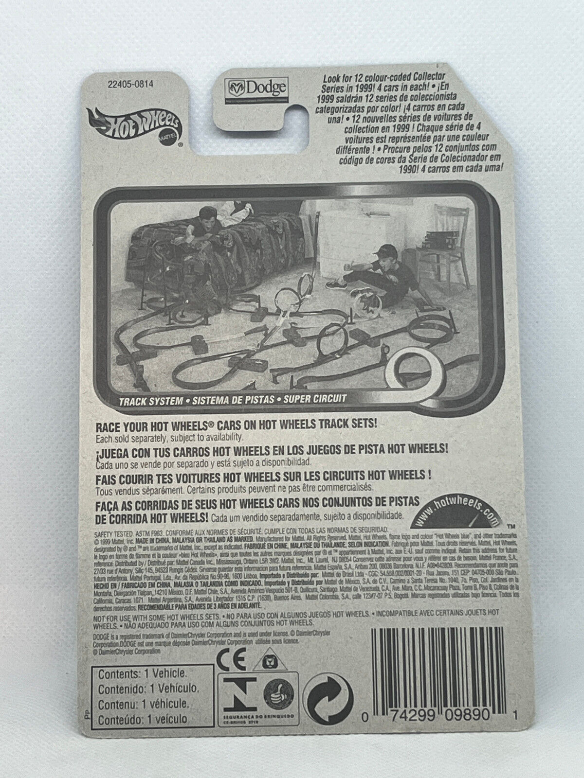 1999 Hot Wheels Team Benjamin #27 Dodge Viper RT/10 NIP