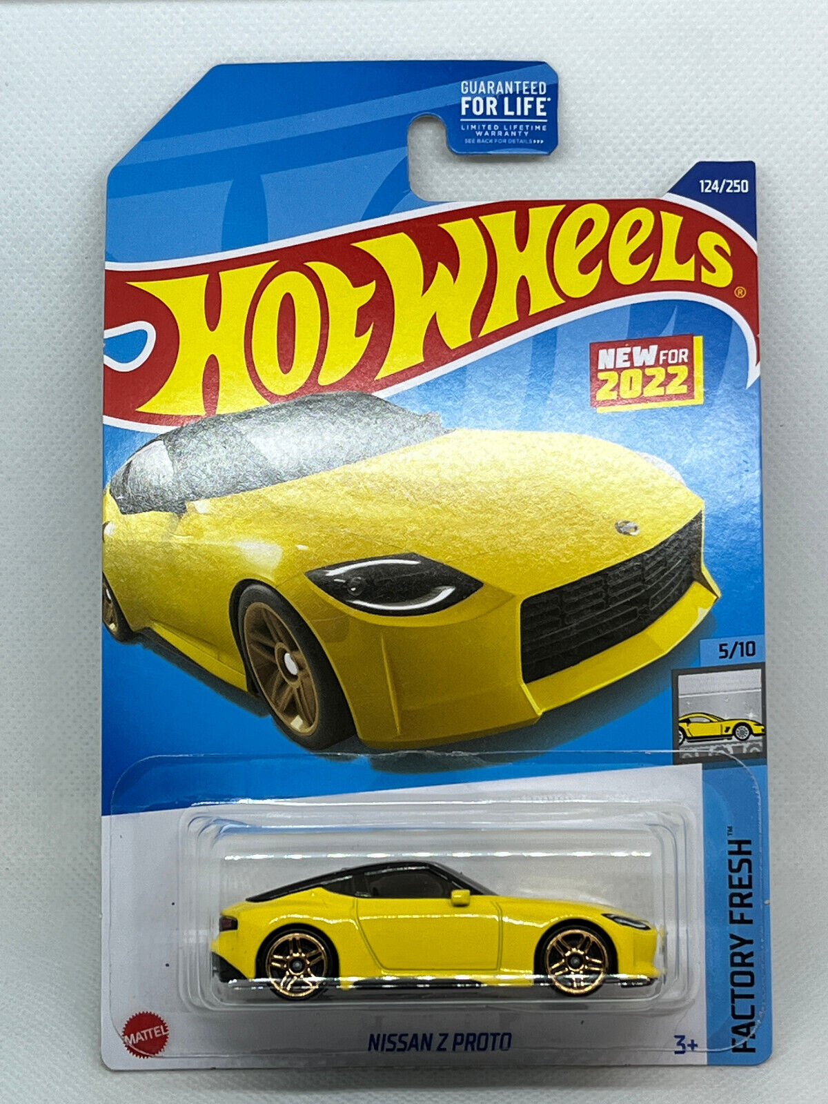 2022 Hot Wheels Factory Fresh #5/10 Nissan Z Proto Yellow (Soft Corner)