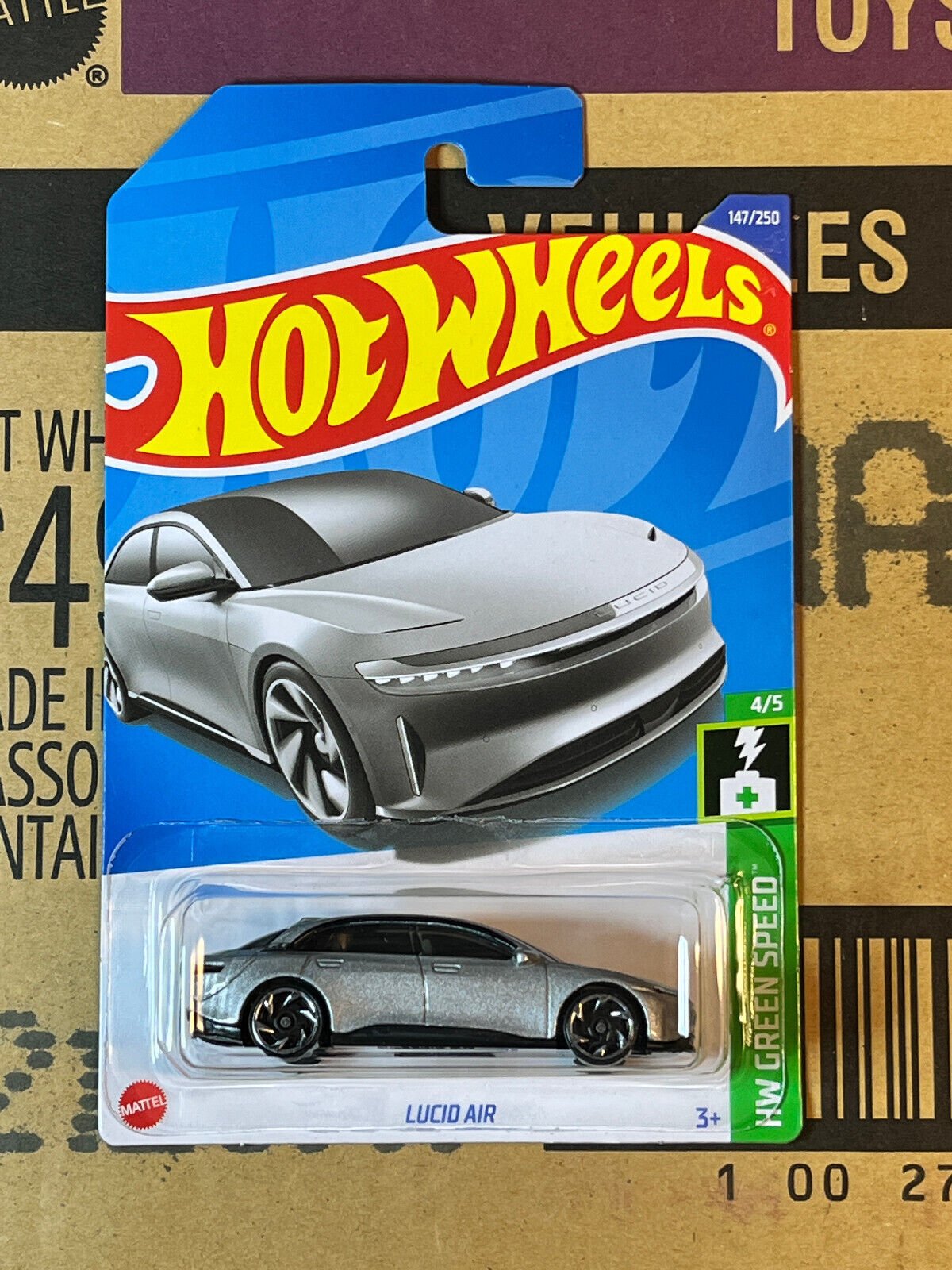 2022 Hot Wheels HW Green Speed #4/5 Lucid Air #147/250 NIP