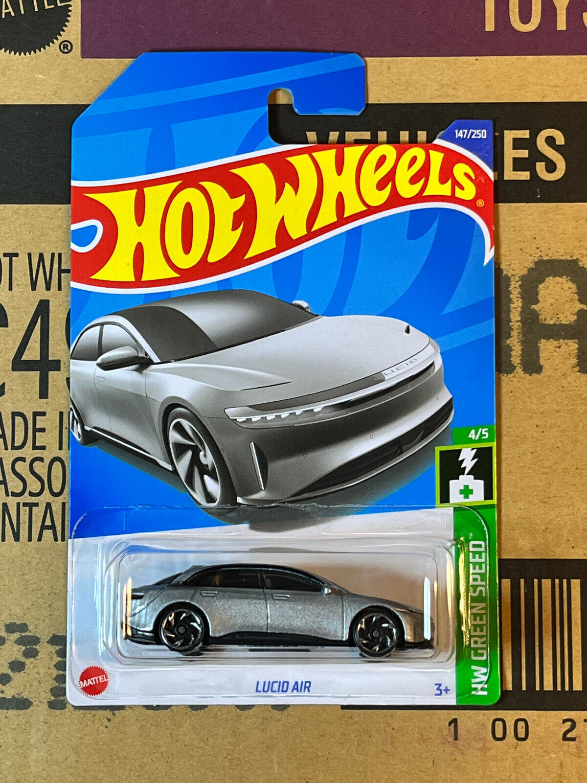 2022 Hot Wheels HW Green Speed #4/5 Lucid Air #147/250 NIP