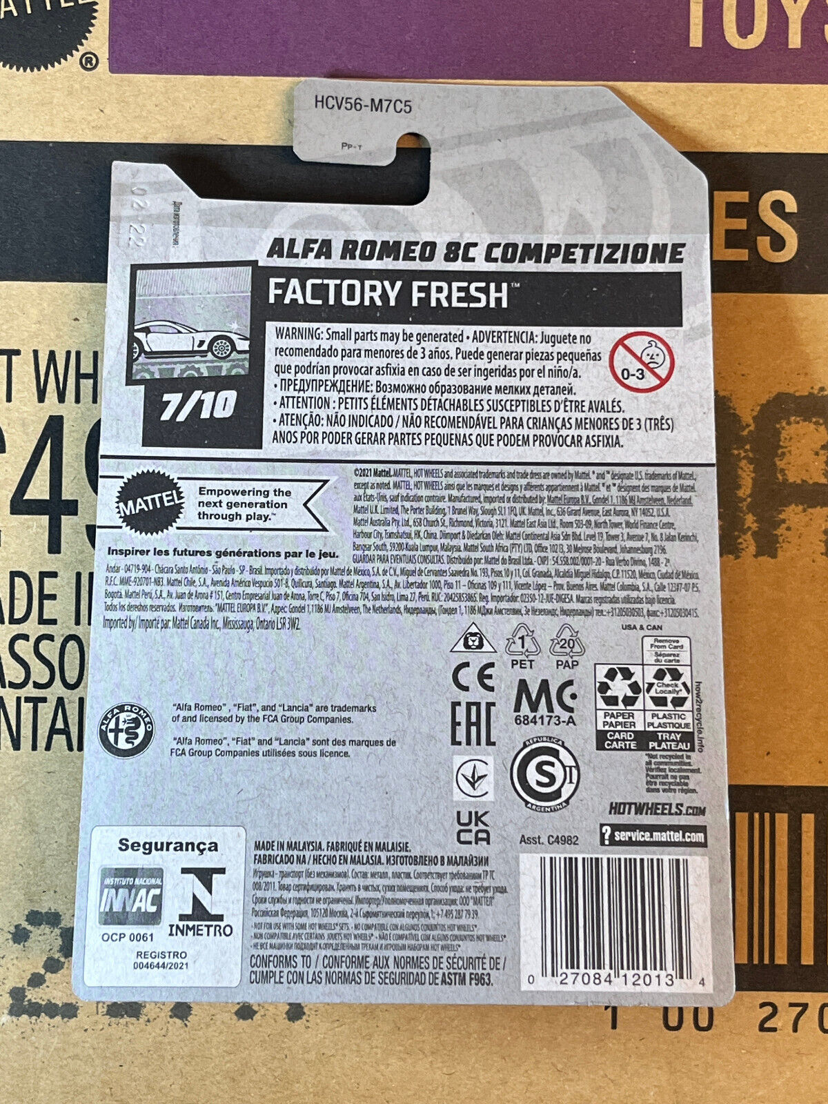 2022 Hot Wheels Factory Fresh #7/10 Alfa Romeo 8C Competizione NIP