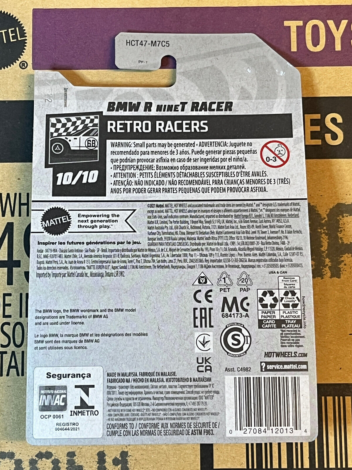 2022 Hot Wheels Retro Racers #10/10 BMW R nineT Racer NIP