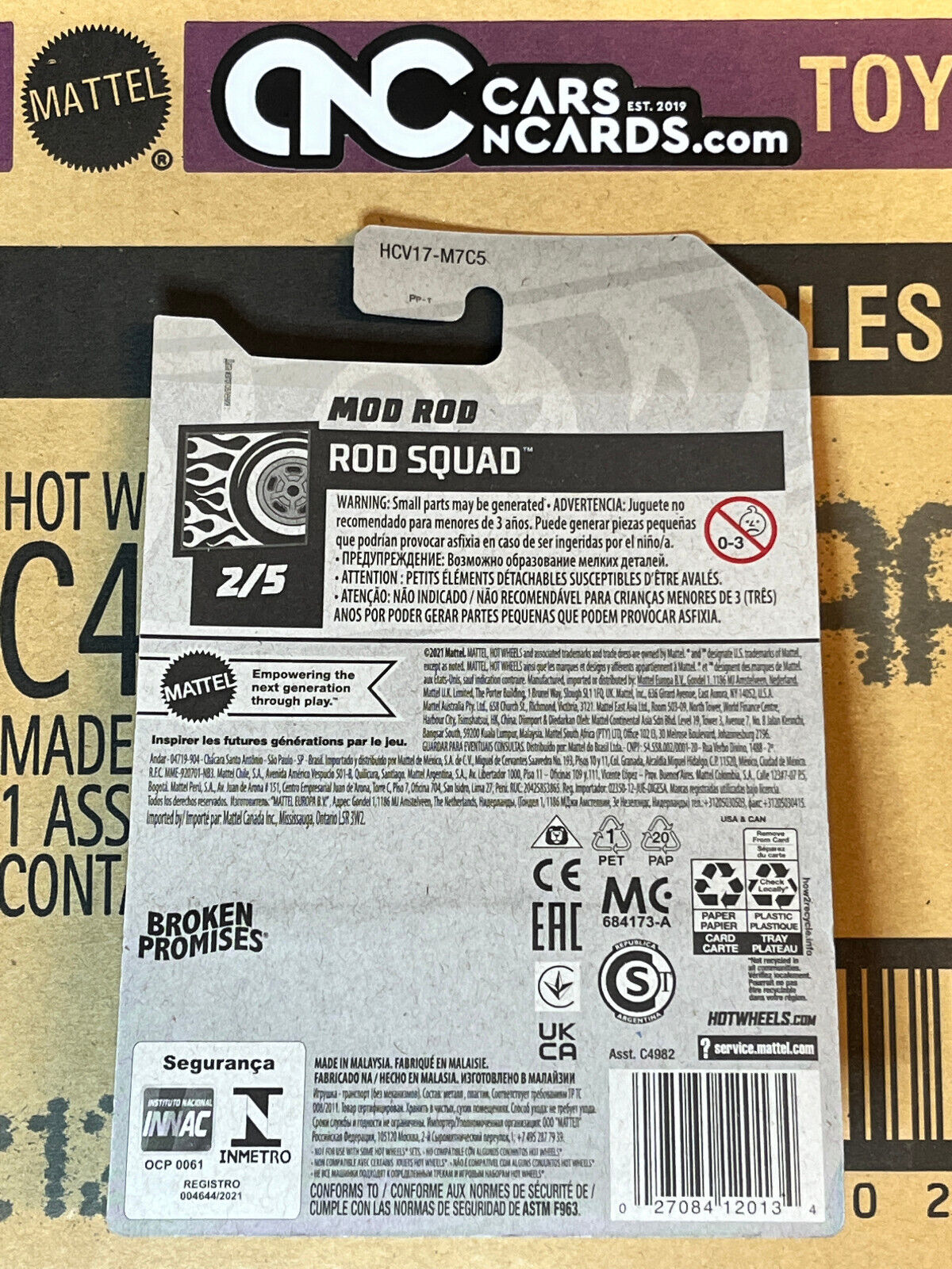 2022 Hot Wheels Rod Squad #2/5 Mod Rod Broken Promises