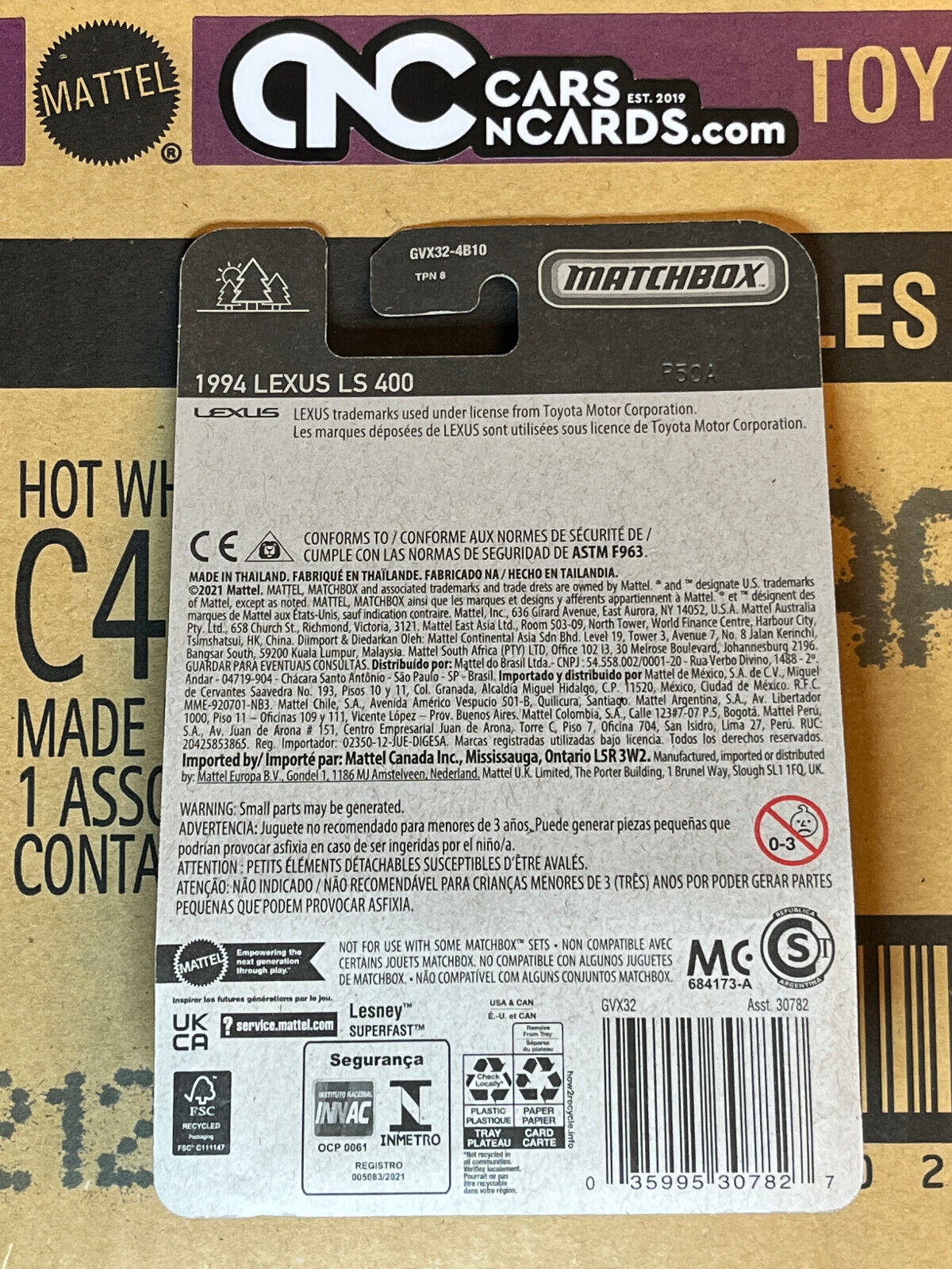 2022 Matchbox 1994 Lexus LS 400 Grey NIP