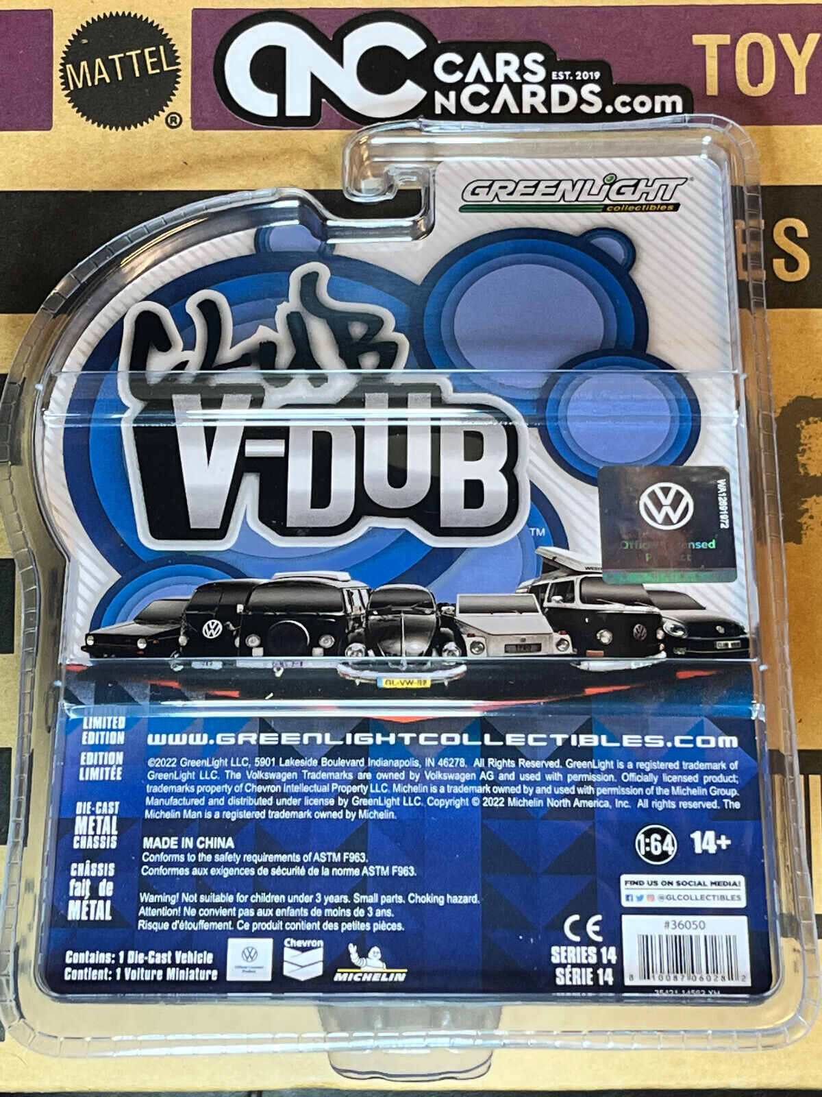 Greenlight 1975 Volkswagen Rabbit V-Dub Club Series 14 NIP