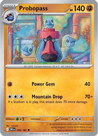 Probopass 98 - SV10 Destined Rivals Reverse Holofoil