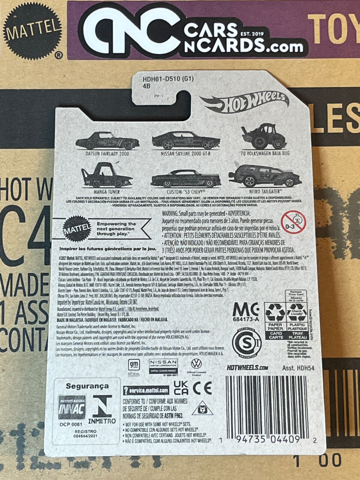 2022 Hot Wheels 54th Anniversary Datsun Fairlady 2000 #1/6