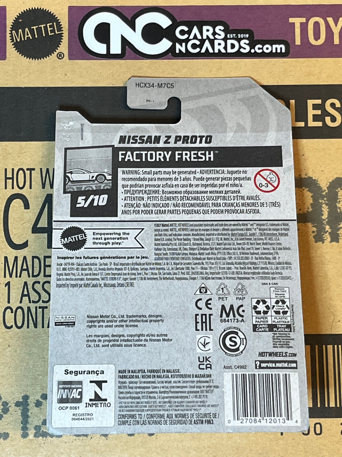 2022 Hot Wheels Factory Fresh #5/10 Nissan Z Proto White (Soft Corners)