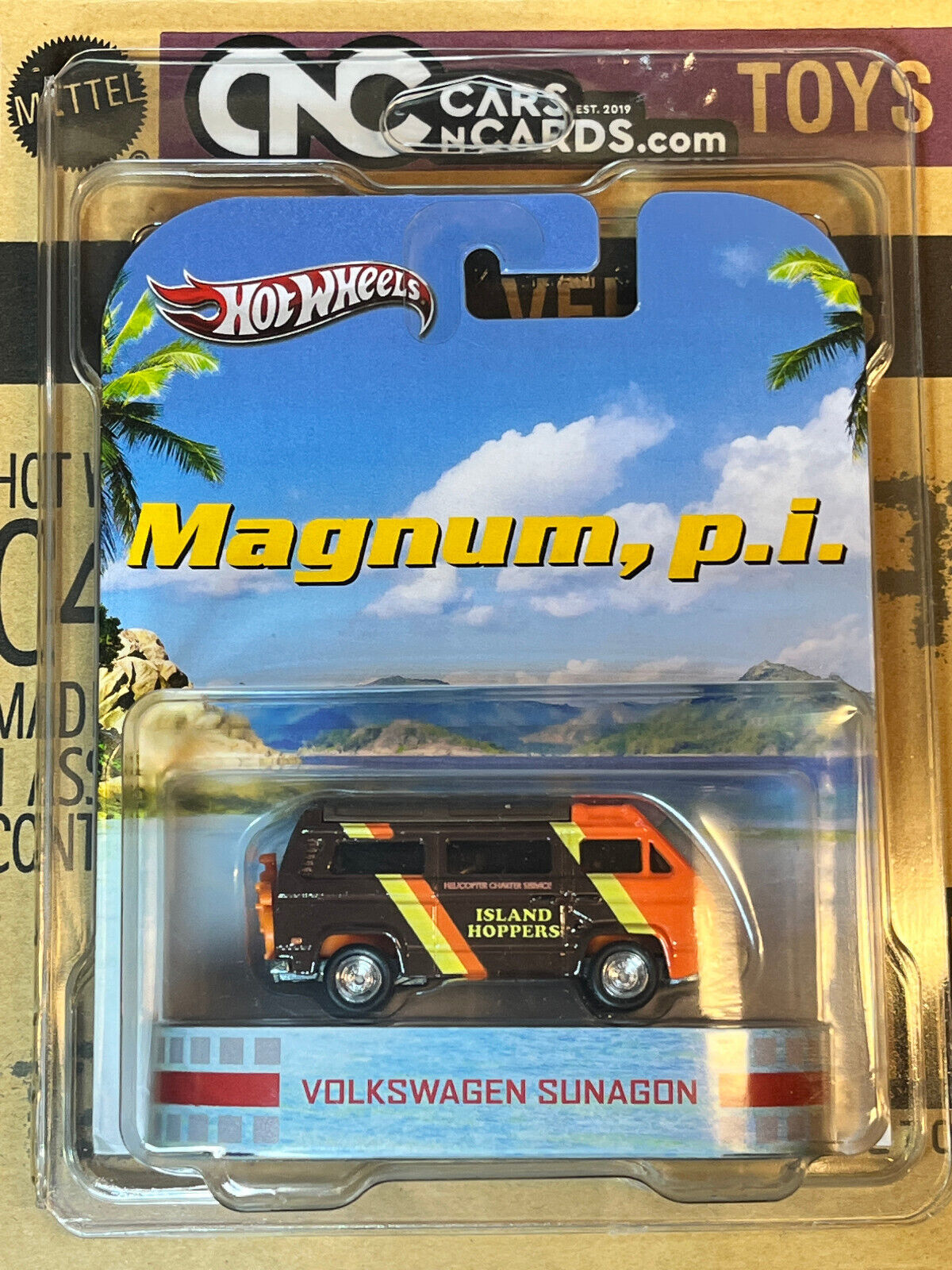 2013 Hot Wheels Retro Entertainment Magnum, P.I. Volkswagen Sunagon W/Protector