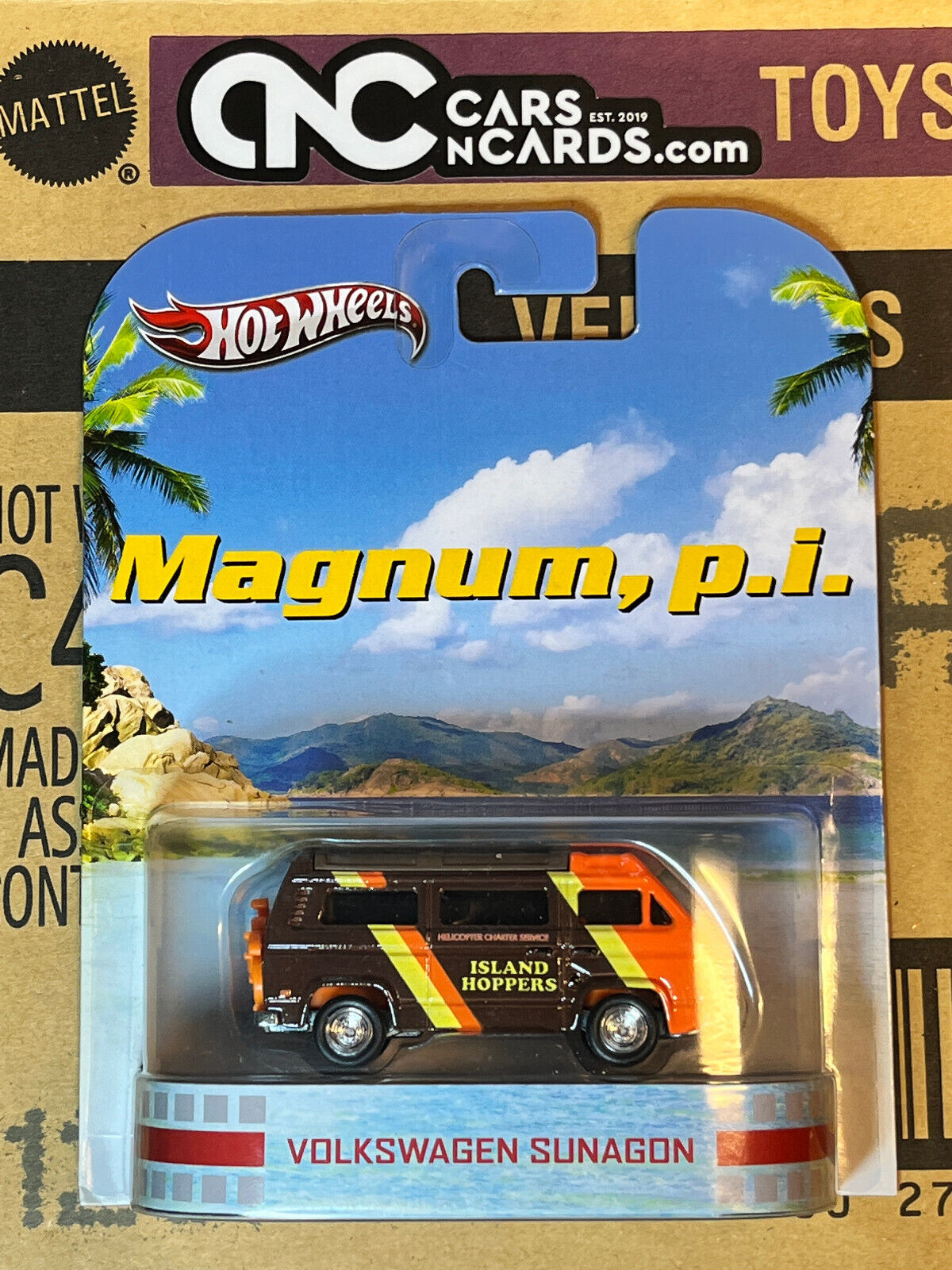 2013 Hot Wheels Retro Entertainment Magnum, P.I. Volkswagen Sunagon W/Protector