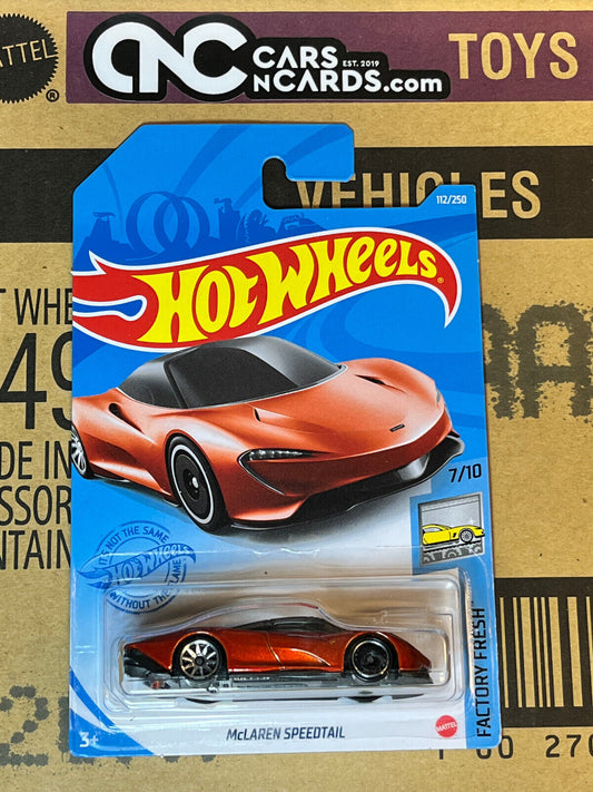 2021 Hot Wheels Factory Fresh #7/10 McLaren Speedtail Orange NIP