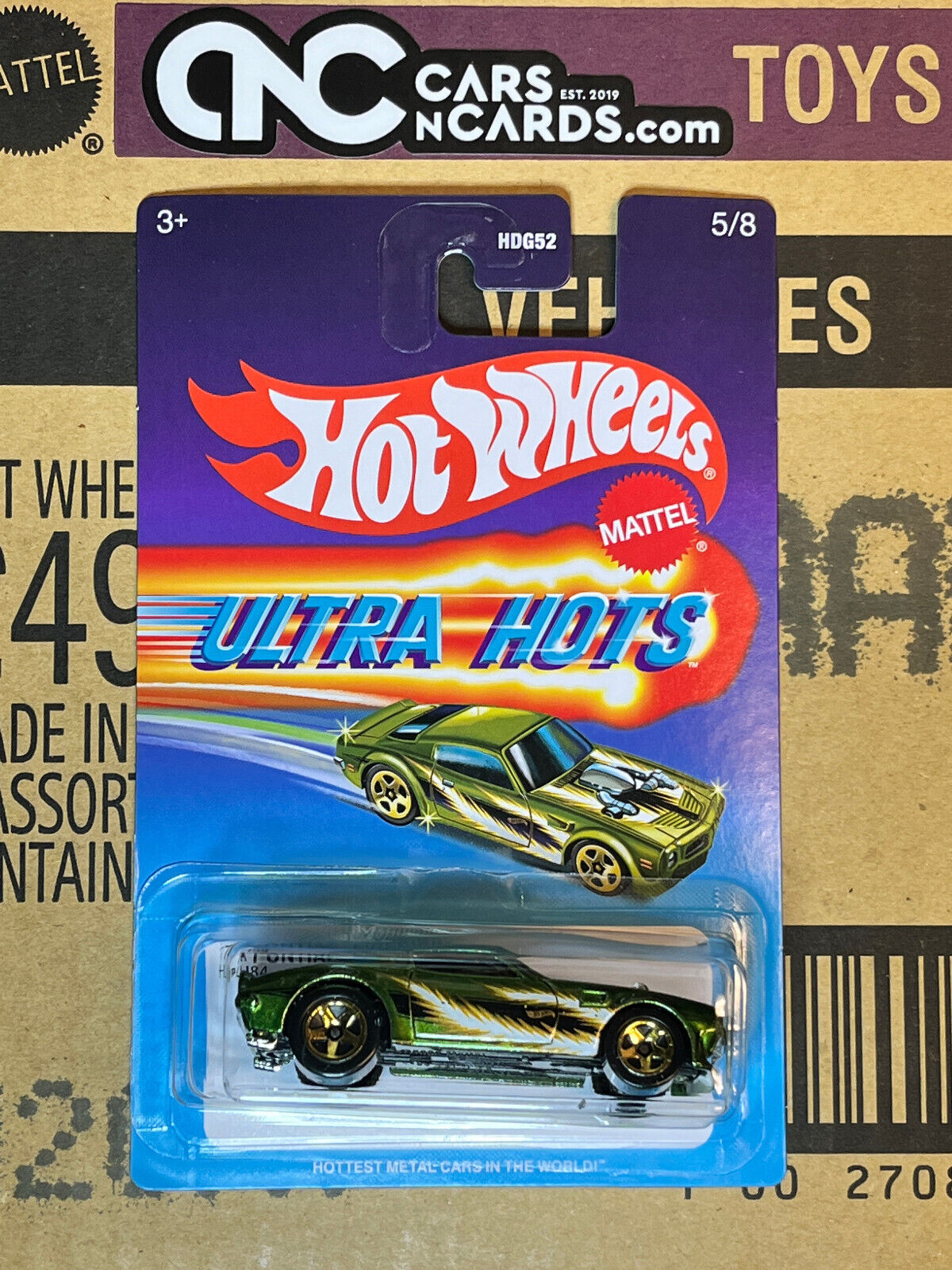 2022 Hot Wheels Ultra Hots 5 8 70 Pontiac Firebird Green NIP Cars N Cards