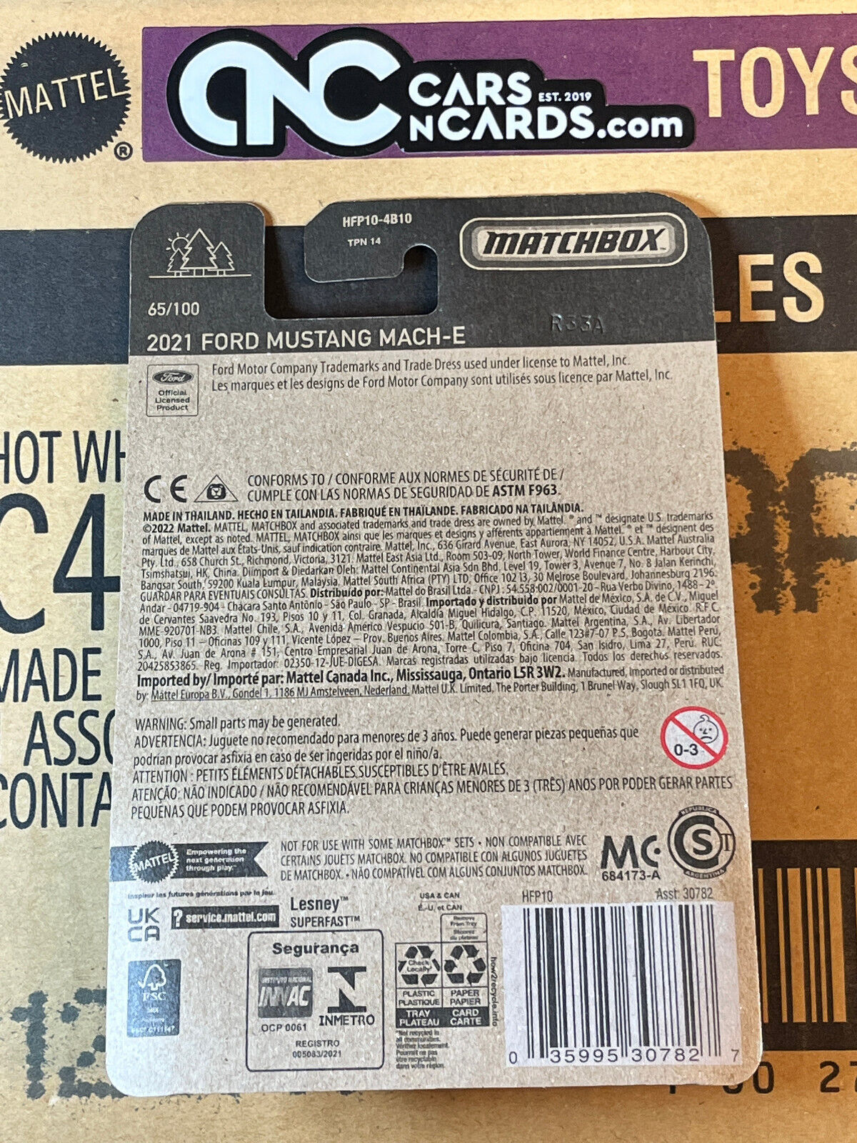 2022 Matchbox 2021 Ford Mustang Mach-E Red #65/100 NIP