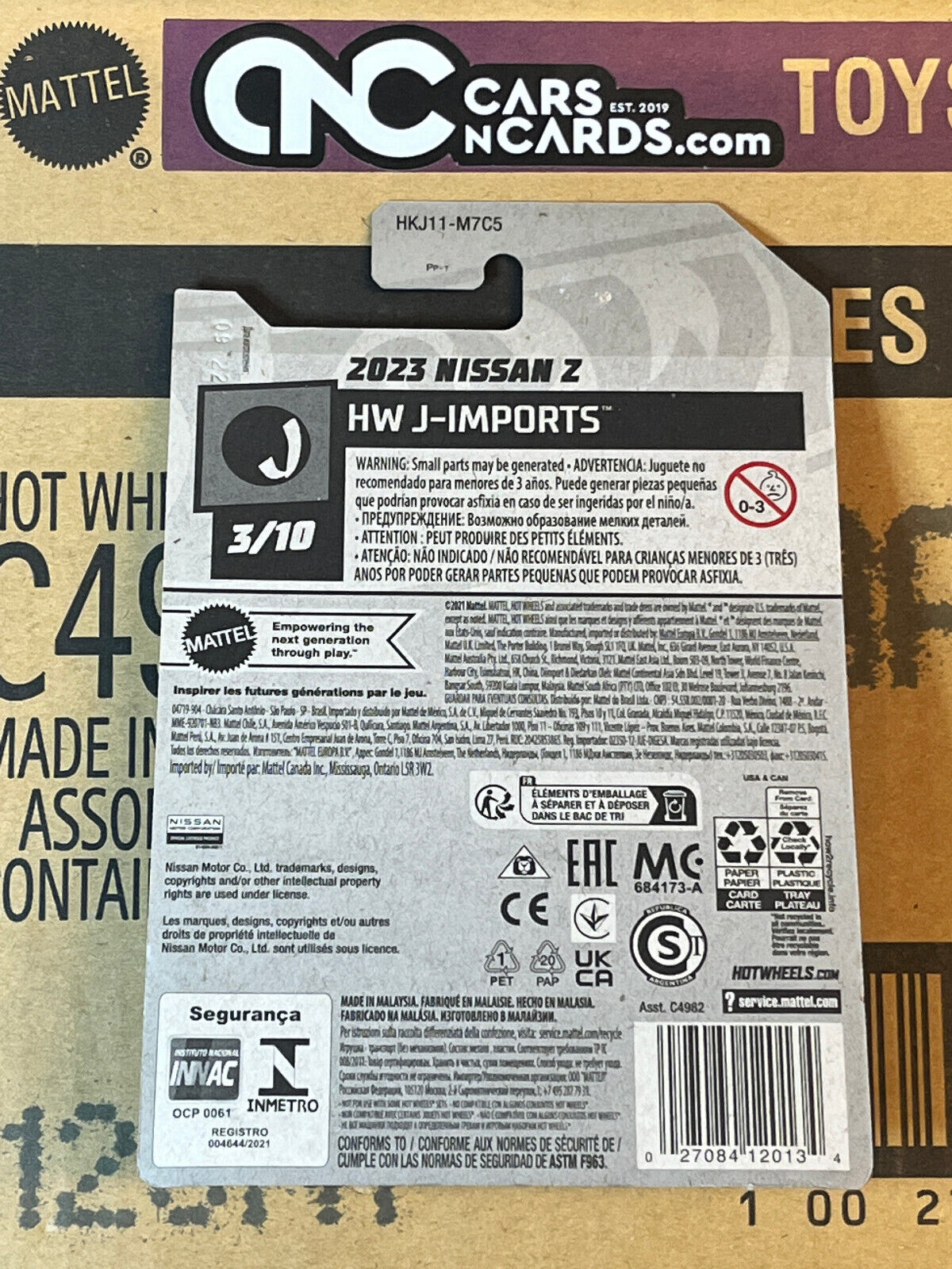2023 Hot Wheels HW J-Imports #3/10 2023 Nissan Z #46/250 NIP