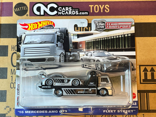 2022 Hot Wheels Premium Team Transport #48 '16 Mercedes-AMG GT3 (Soft Corners)