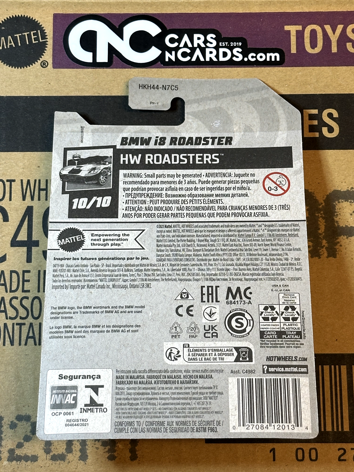 2023 Hot Wheels HW Roadsters 10/10 BMW i8 Roadster NIP