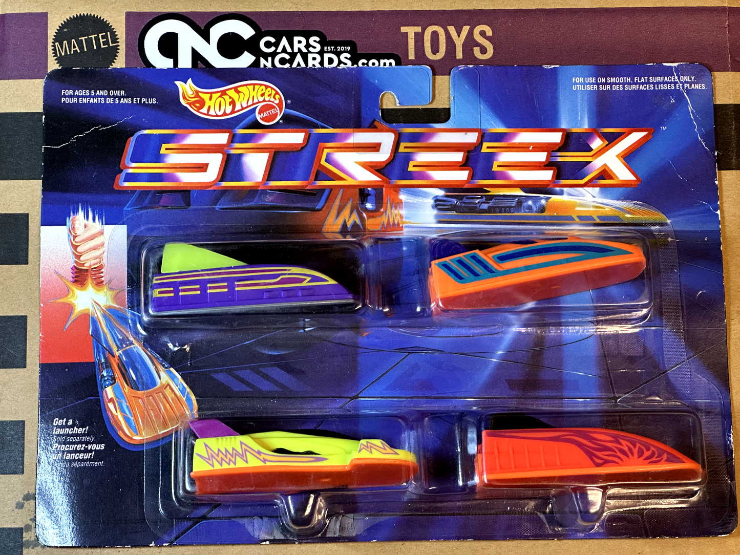 1991 Hot Wheels Streex Machines NIP