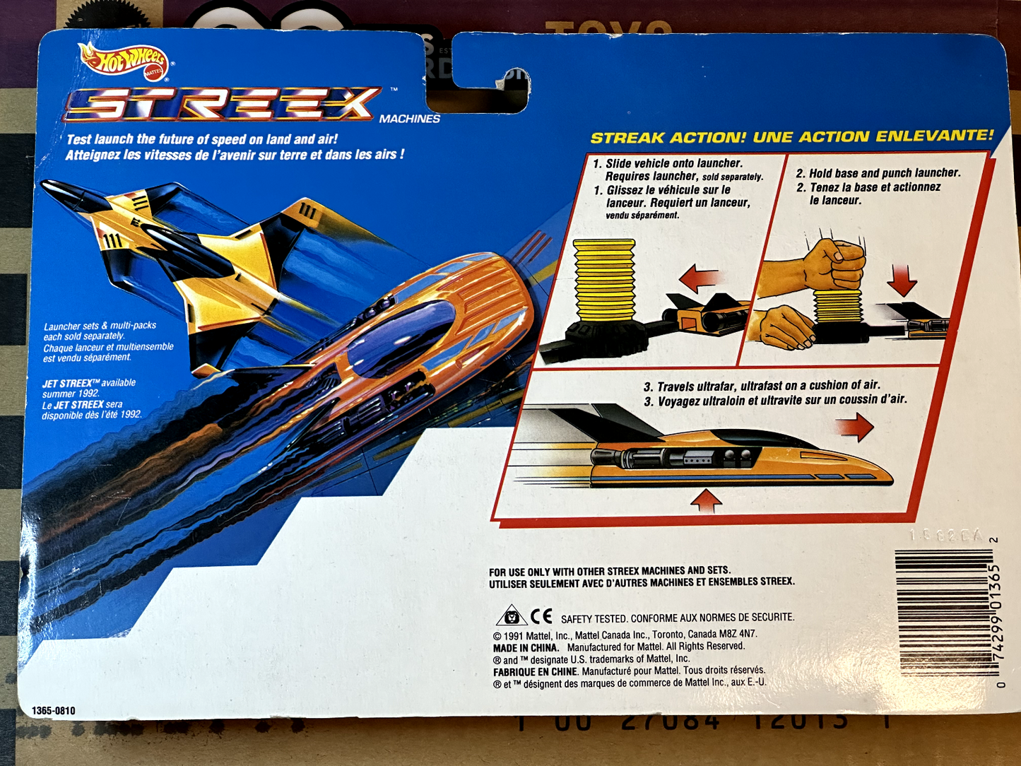 1991 Hot Wheels Streex Machines NIP