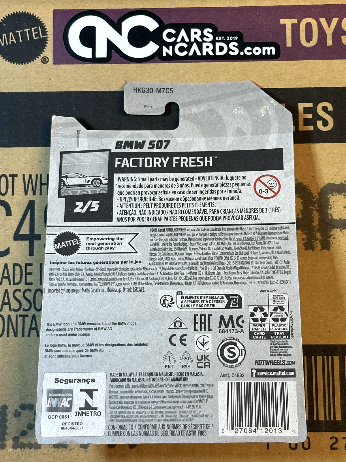 2023 Hot Wheels Factory Fresh 2/5 BMW 507 White NIP