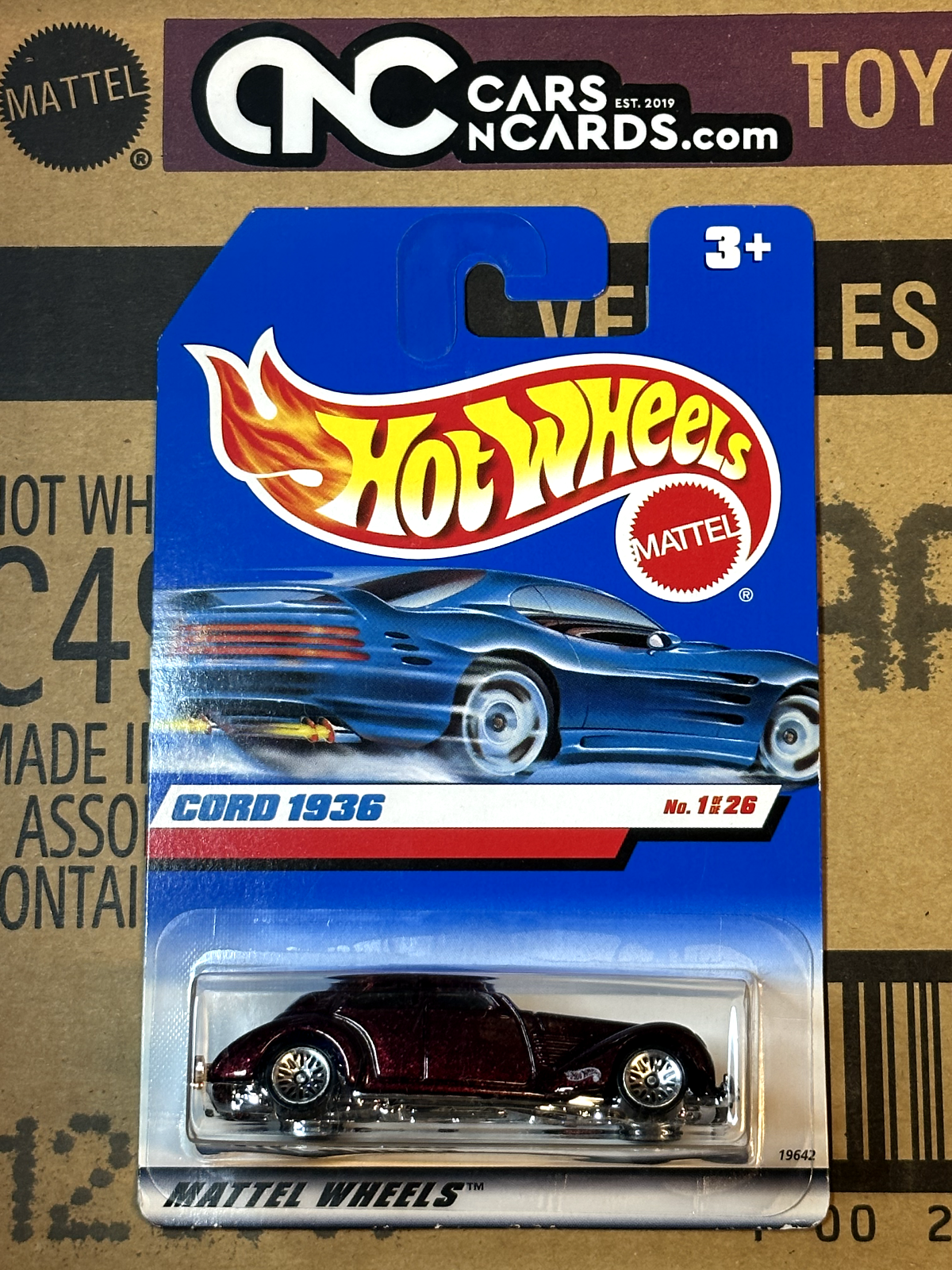 1999 Hot Wheels First Editions 1/26 Cord 1936 NIP