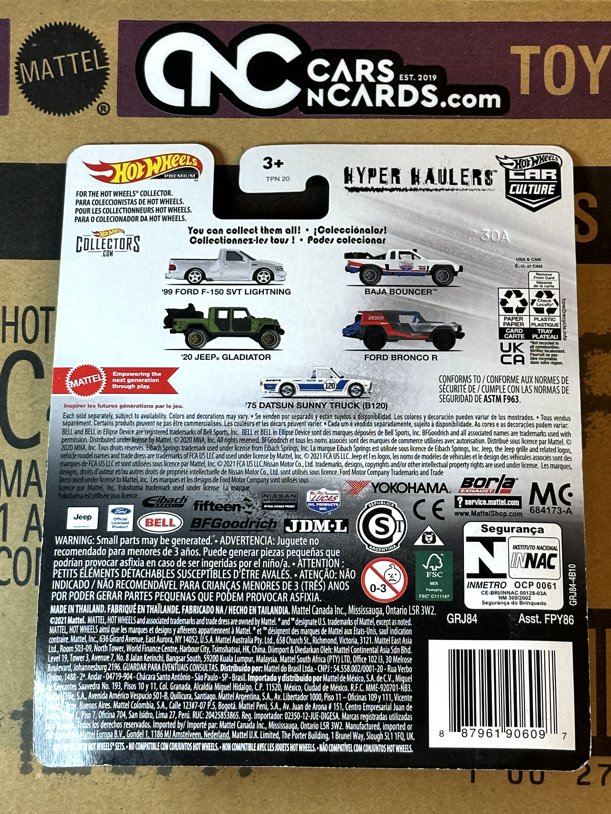 2021 Hot Wheels Premium Hyper Haulers #2/5 Lucas Oil Baja Bouncer NIP
