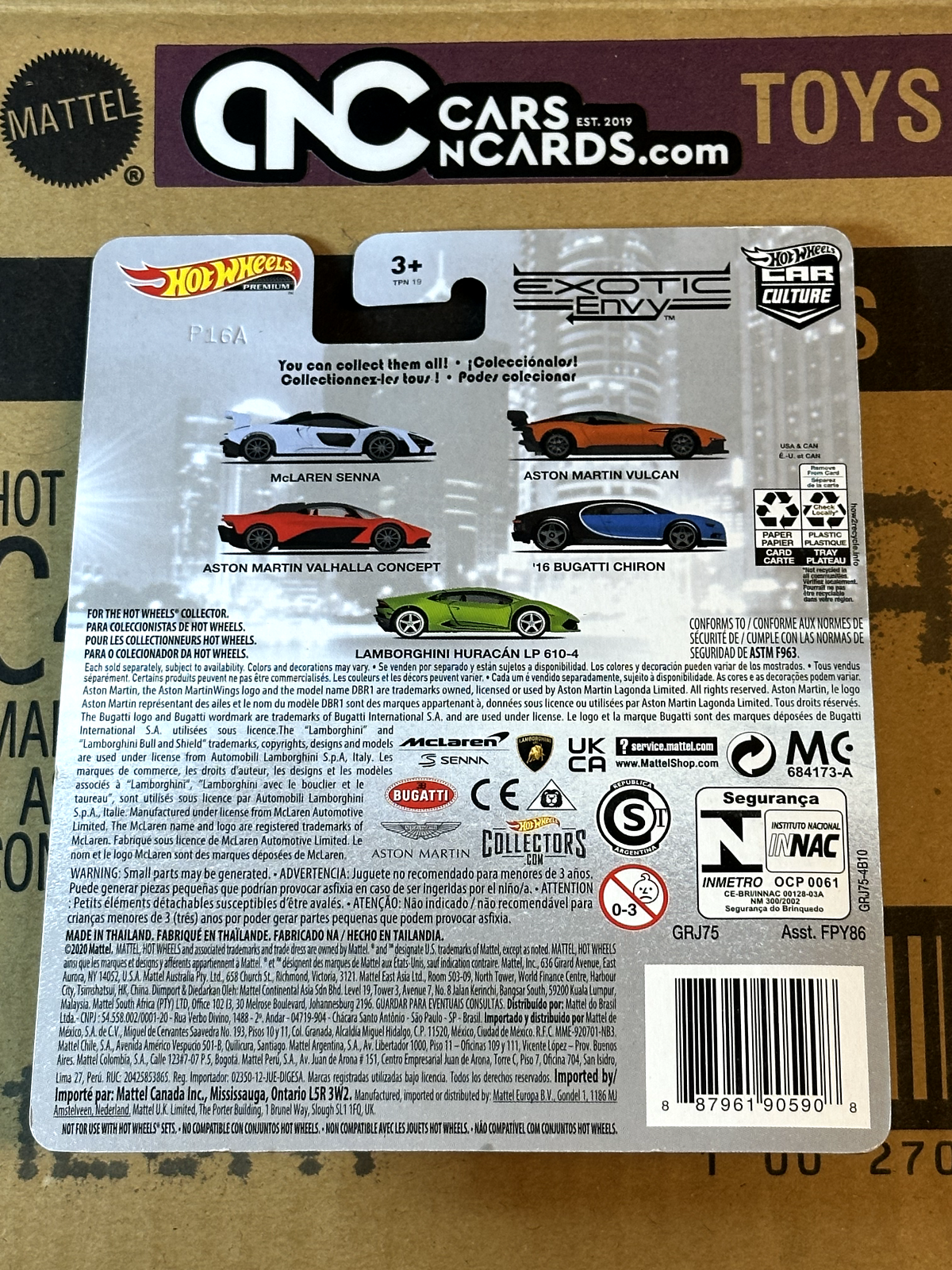 2021 Hot Wheels Premium Exotic Envy Aston Martin Valhalla Concept #3/5