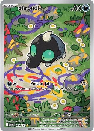Shroodle - 149/132 149 - ME01 Mega Evolution Holofoil