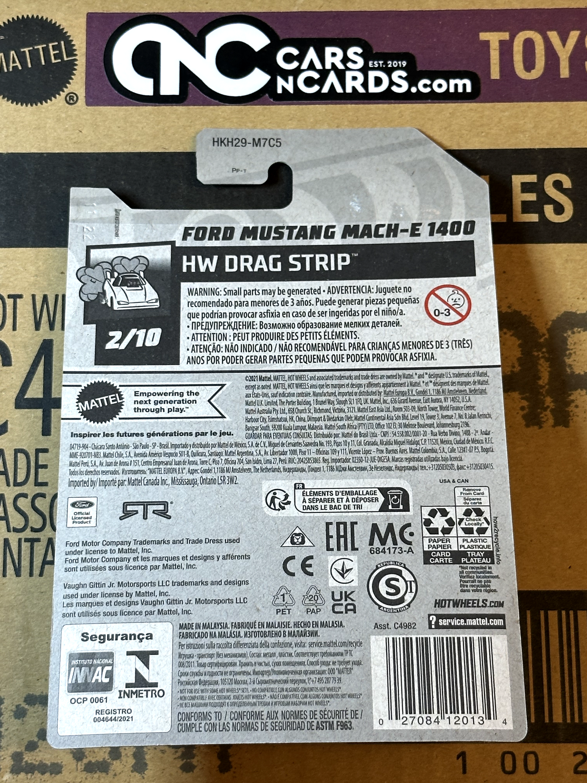 2023 Hot Wheels HW Drag Strip 2/10 Ford Mustang Mach-E 1400 RTR Blue