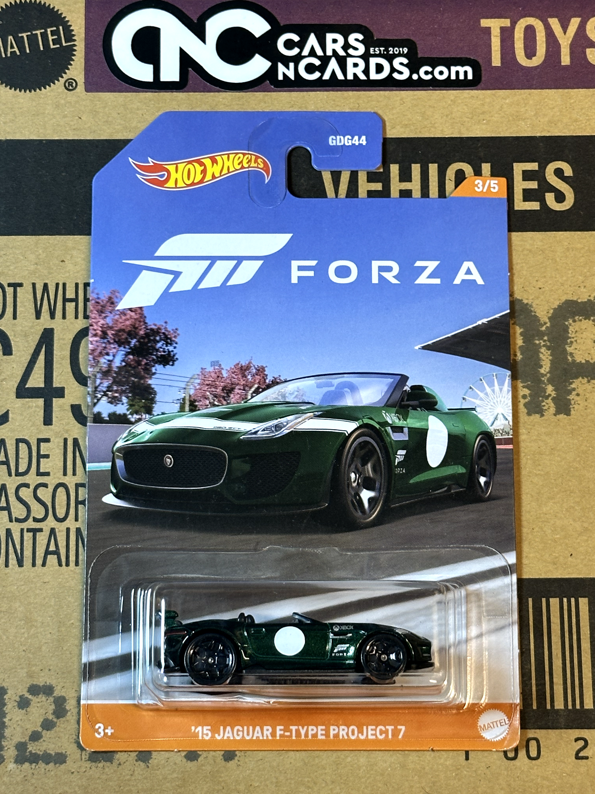 2023 Hot Wheels Forza Series #3/5 '15 Jaguar F-Type Project 7 NIP