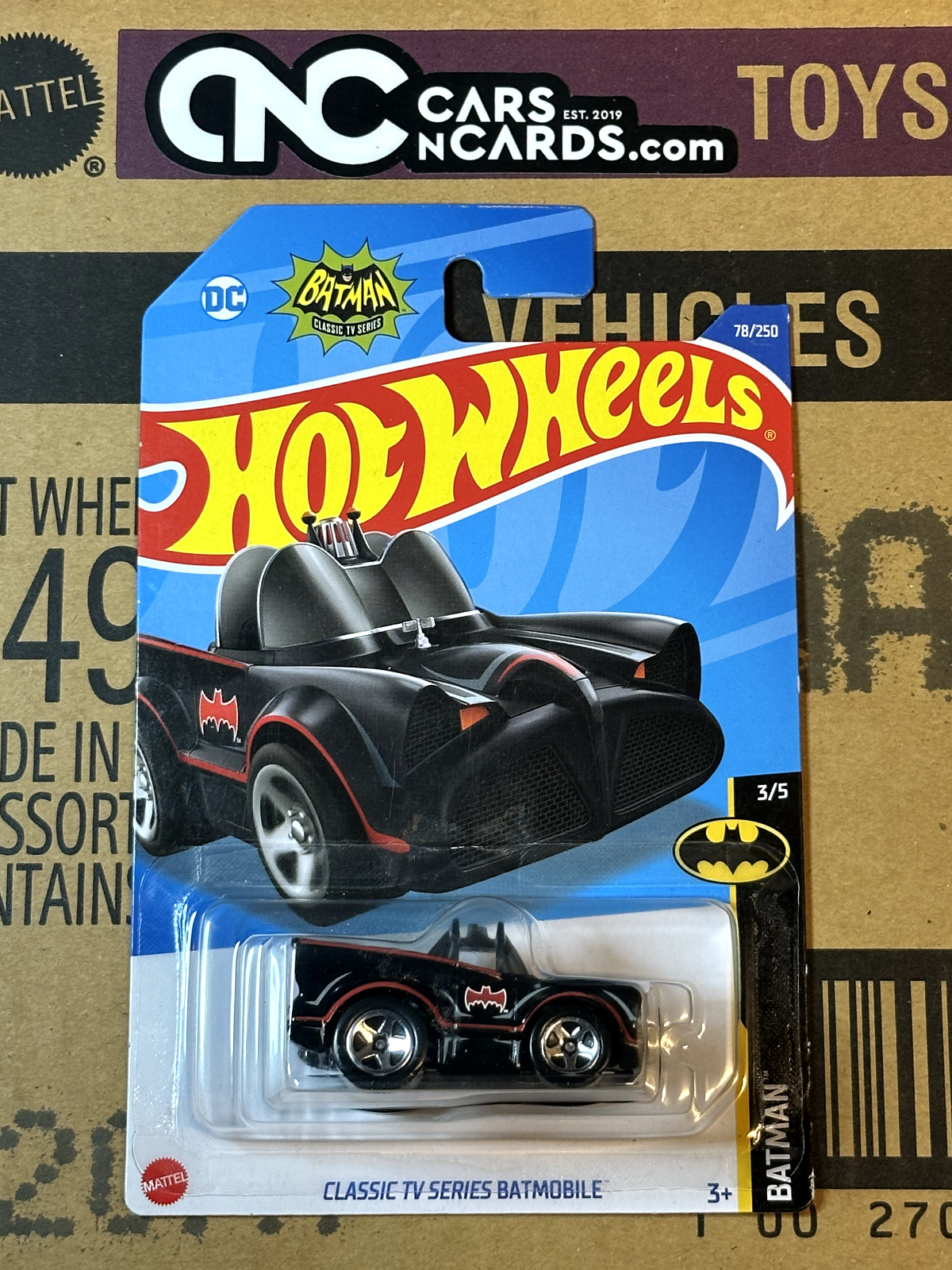 2022 Hot Wheels Batman 3/5 Classic TV Series Batmobile