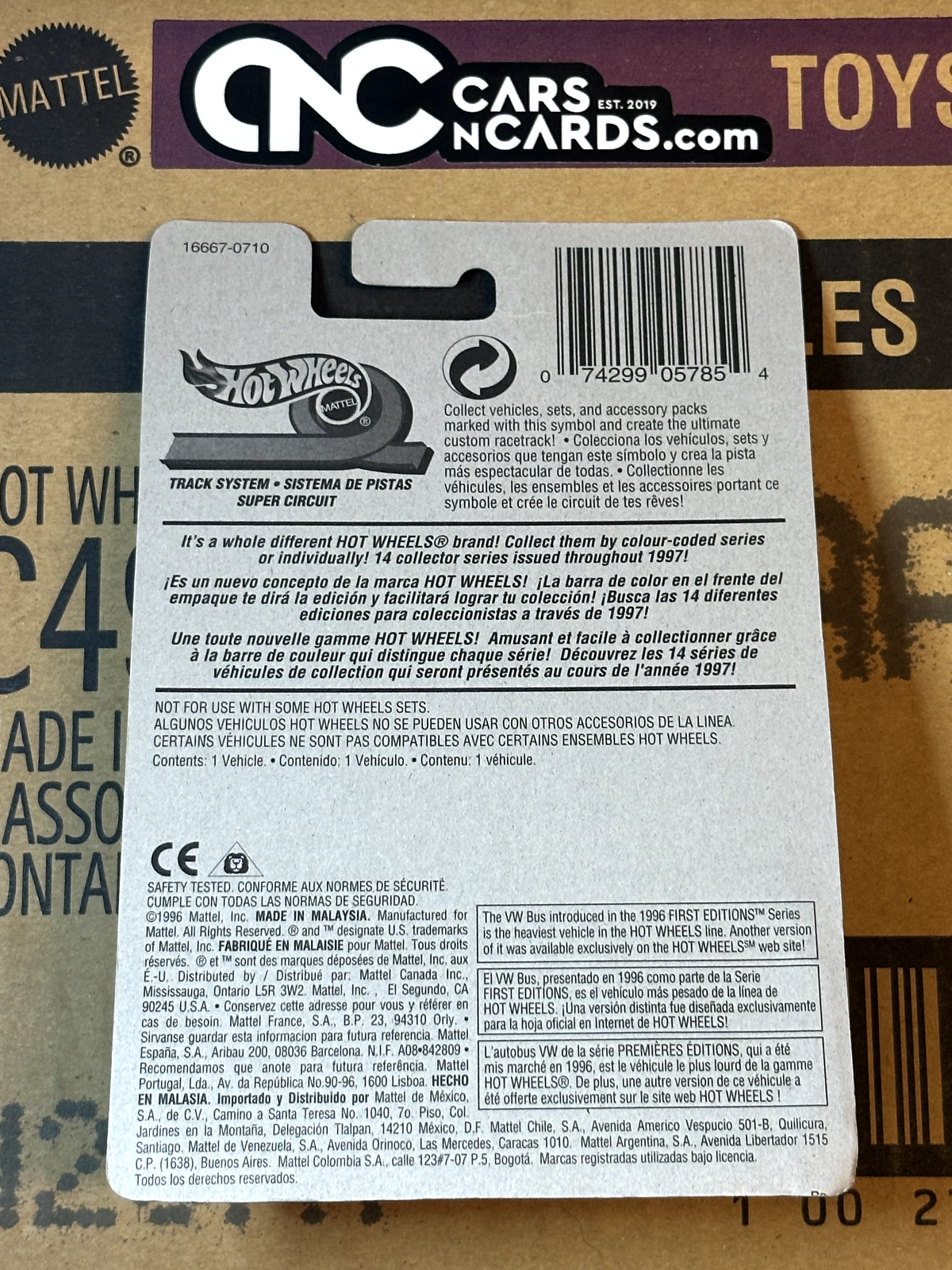 1997 Hot Wheels First Editions #7/12 Way 2 Fast Orange NIP