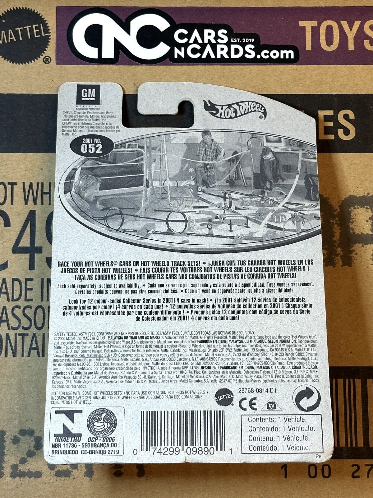 2001 Hot Wheels First Editions #32/36 Roadster 1957 Red