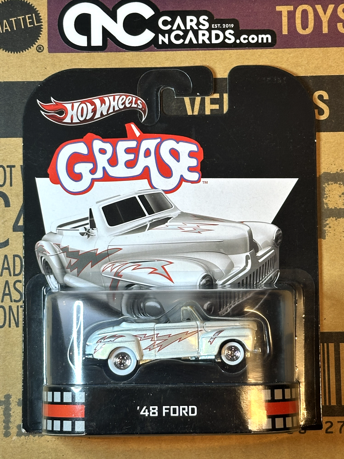 2013 Hot Wheels Retro Entertainment Grease '48 Ford White