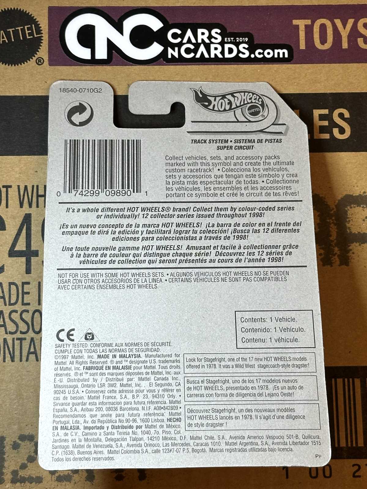 1998 Hot Wheels First Editions #12/40 Lakester NIP