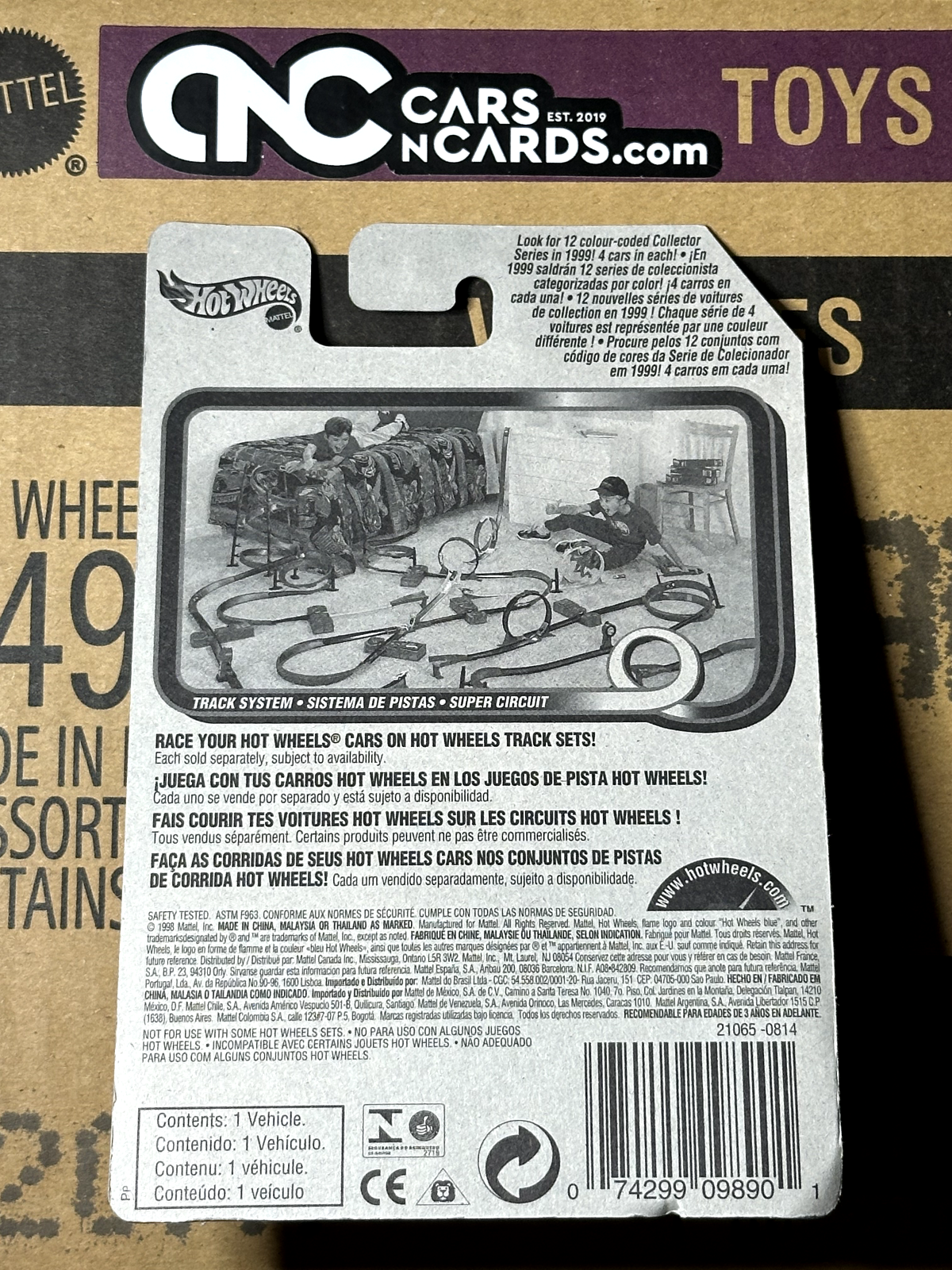 1999 Hot Wheels First Editions 15/26 Screamin' Hauler Purple NIP