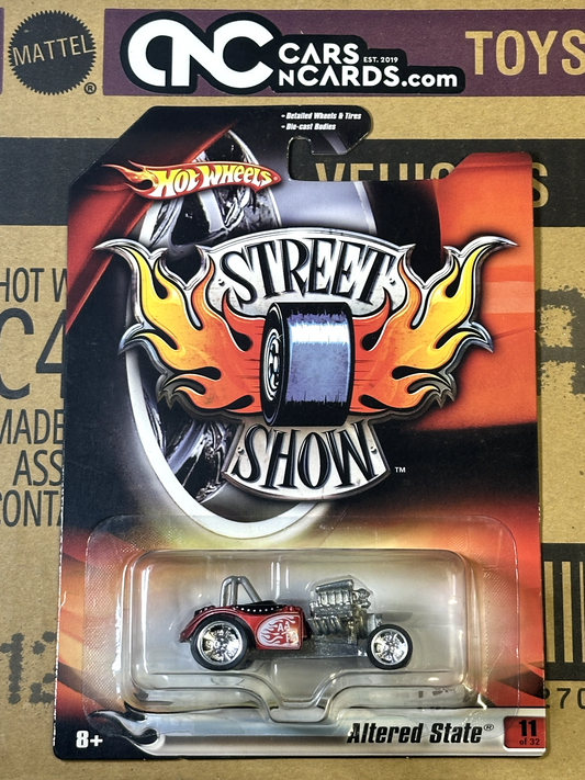 2007 Hot Wheels Street Show Altered State 11/32 Red Real Riders NIP