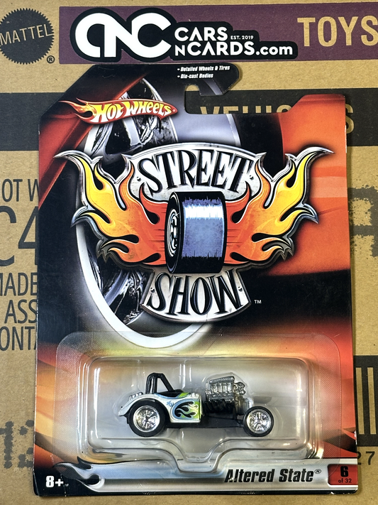 2007 Hot Wheels Street Show Altered State 6/32 White Real Riders