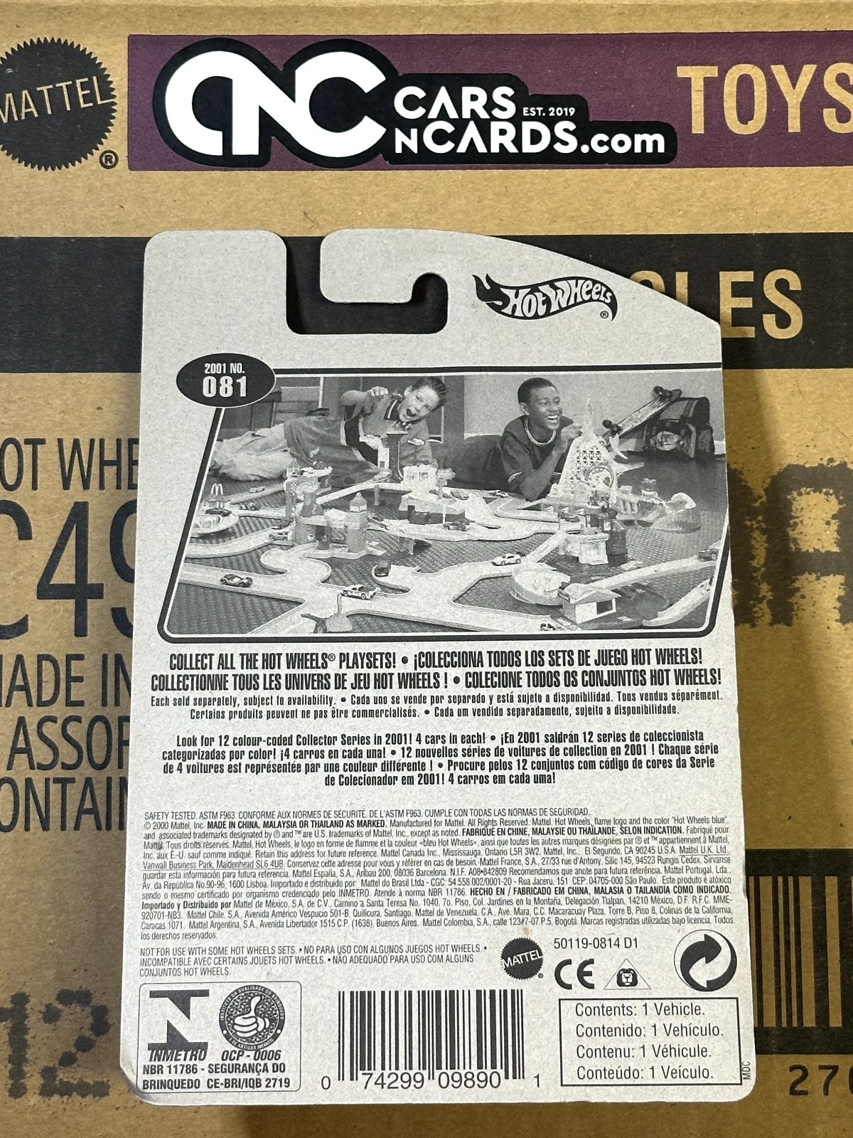 2001 Hot Wheels Extreme Sports Series 1/4 MX-48 Turbo NIP