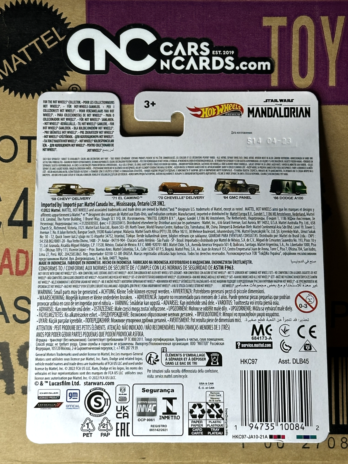 2022 Hot Wheels Star Wars Mandalorian 5/5 '66 Dodge A100