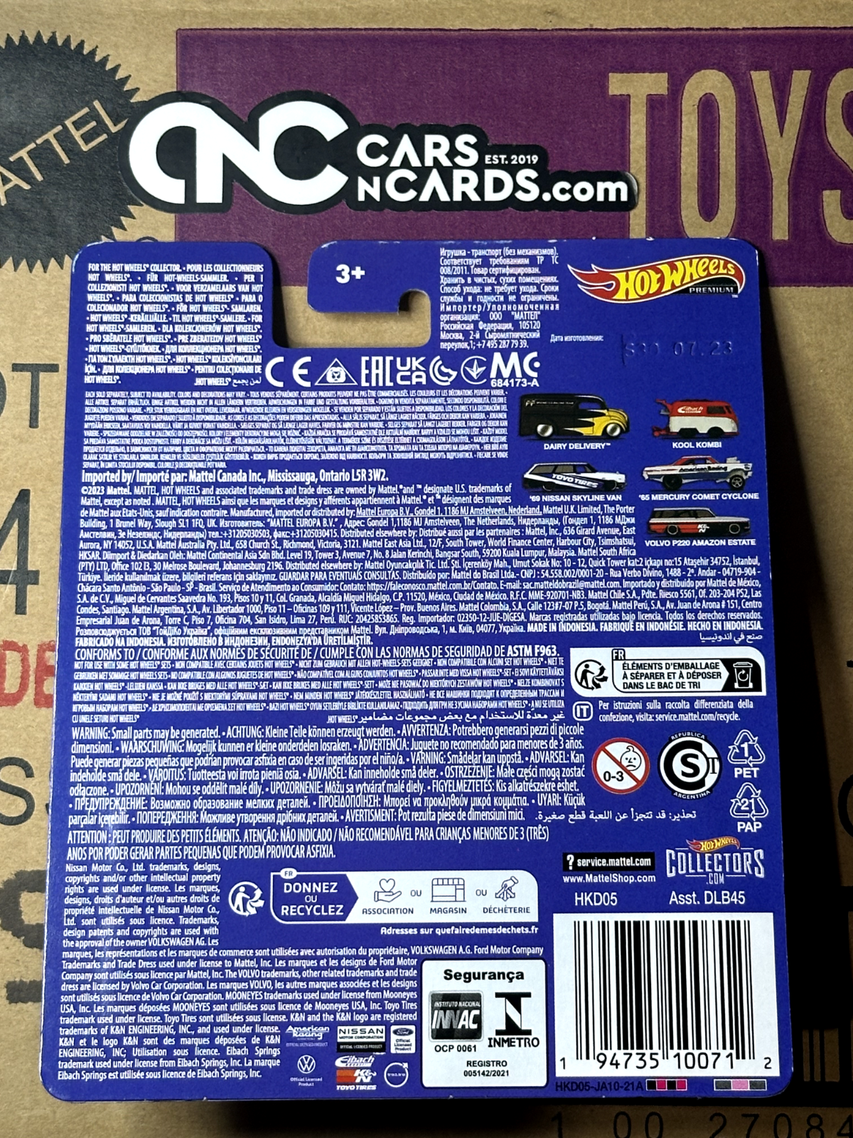 2023 Hot Wheels Premium Pop Culture 3/5 Toyo Tires '69 Nissan Skyline Van