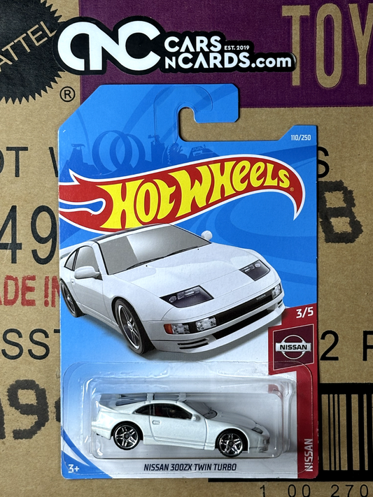2019 Hot Wheels Nissan Series 3/5 Nissan 300ZX Twin Turbo White NIP